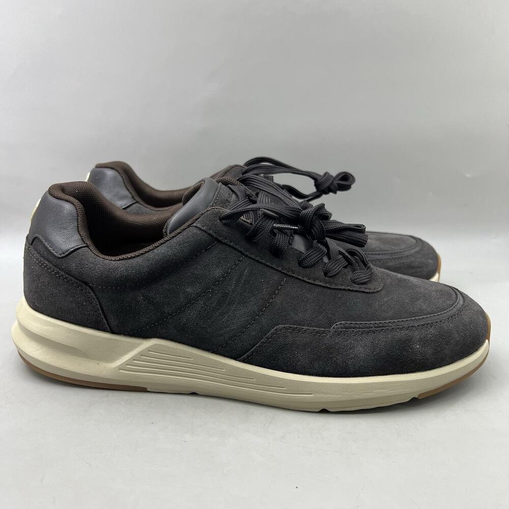 Peter Millar Journeyman Casual Shoes Men Size 11.5 Brown Suede Comfort Sneakers